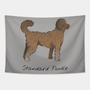 standard Poodle Tapestry