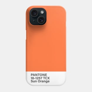 pantone 16-1257 TCX Sun Orange Phone Case