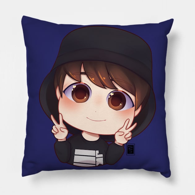 Jungkook BTS Chibi Pillow by MitsuDai