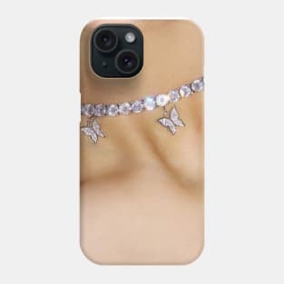 Tennis Chain Choker Necklace Phone Case