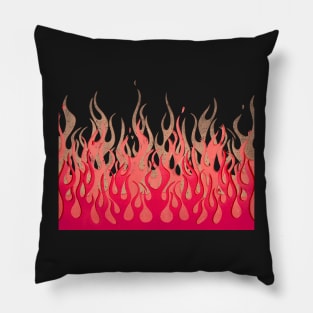 Pink Flames Pillow