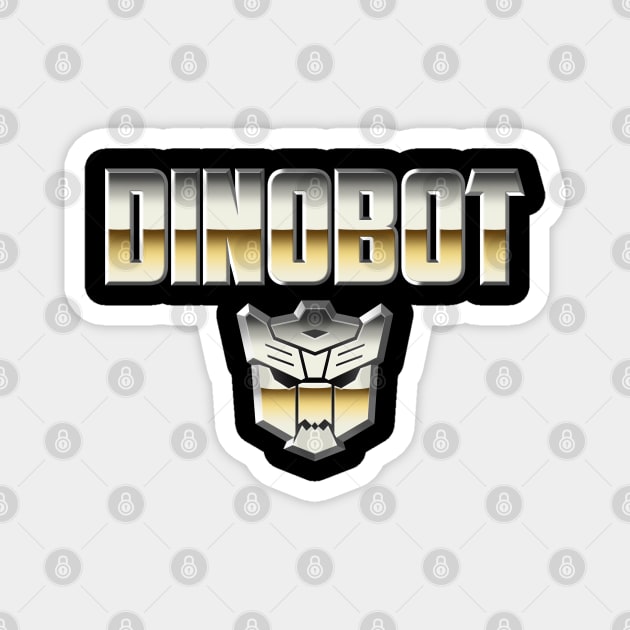 DINOBOT CHROME Magnet by ROBZILLA