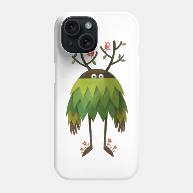 the spirit of the forest Phone Case by Sunshine Corner