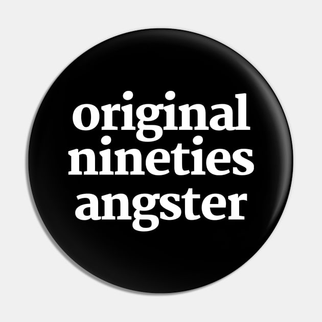 Original Nineties Angster Pin by spiffy_design