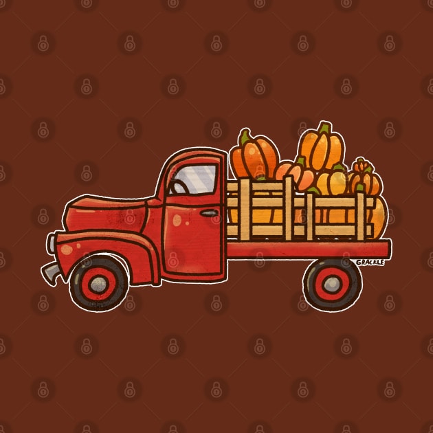 Pickup A Pumpkin! (Red Version) by Jan Grackle