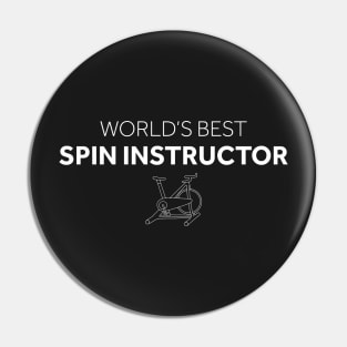 World's Best Spin Instructor Pin