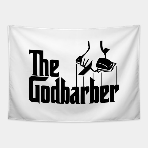 The Best Barber Deserved The Godbarber Tittle Tapestry by Print Cartel