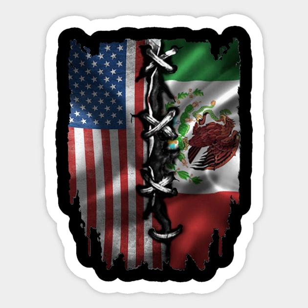 Mexican Flag/ Puerto Rican Flag License Plate