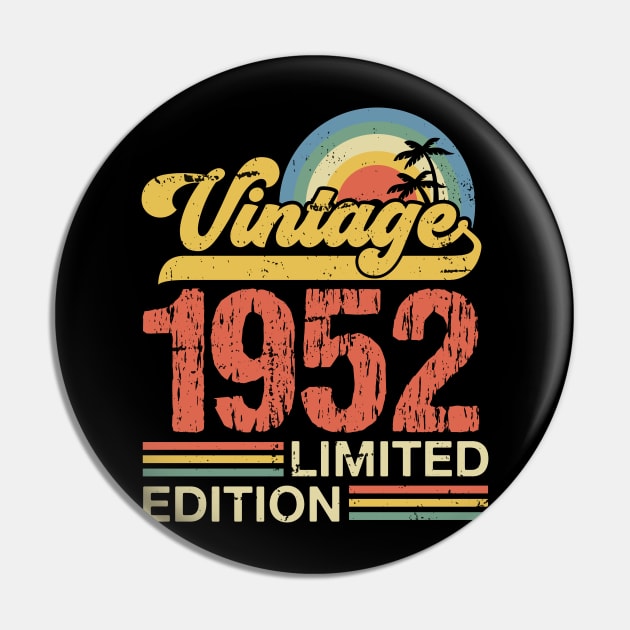 Retro vintage 1952 limited edition Pin by Crafty Pirate 