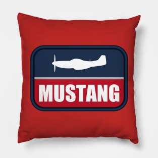 P-51 Mustang Patch Pillow