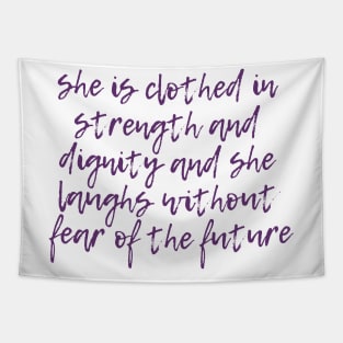 Strength and Dignity Tapestry