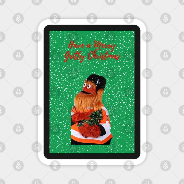 have a merry gritty christmas! Magnet by cartershart