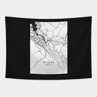 Bilbao Spain City Map Tapestry