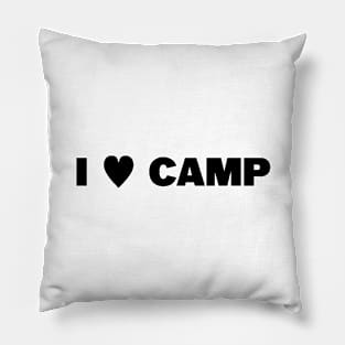 I Love Camp v2 Pillow