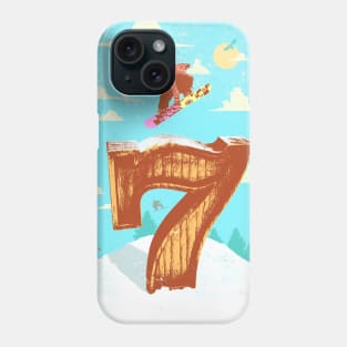 SNOWBOARDING SEVEN Phone Case