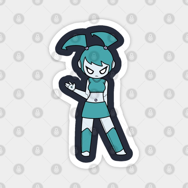 Jenny Wakeman XJ9 - My Life Is Teenage Robot - Magnet