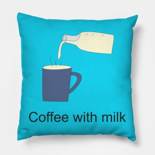 Coffee with milk Pillow