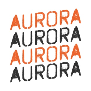Aurora, Colorado - CO, Graffiti Text T-Shirt