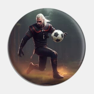 witcher playing football Pin