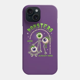 Eyeball Monsters Phone Case