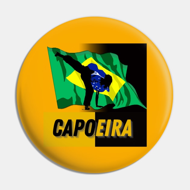 Capoeira Pin by Next Graffics