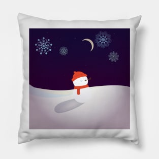 A Snow Day Pillow