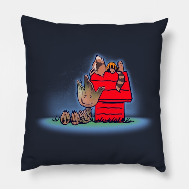 Friends of Galaxy Pillow by JayHai