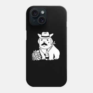 Meme dog cowboy Phone Case