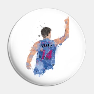 Tyler Herro Paint Splatter Art Pin