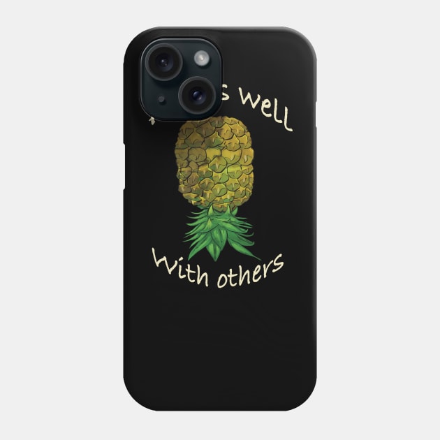 Upside down pineapple - Plays well with others Phone Case by JP