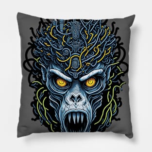 Techno Apes S02 D53 Pillow