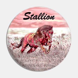 Stallion Pin