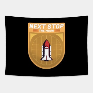 Next Stop The Moon Tapestry