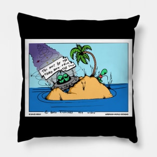 Alien Visitors Funny UFO Novelty Gift Pillow