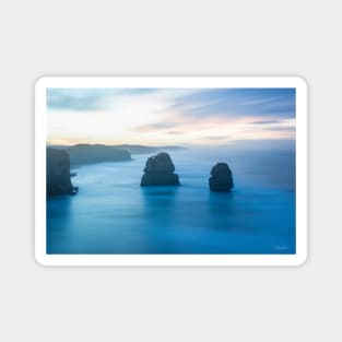 Gog and Magog from the 12 Apostles, Port Campbell National Park, Victoria, Australia. Magnet