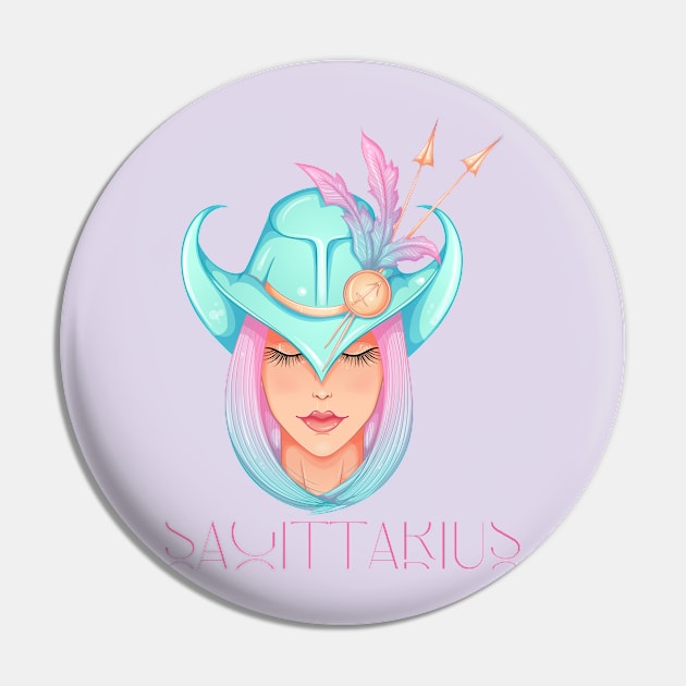 Sagittarius Zodiac Sign Beautiful Girl Pin by Violete Designs