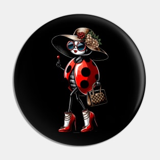 Model Ladybug Pin