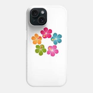 Hibiscus Hawaiian Flowers Wreath Phone Case