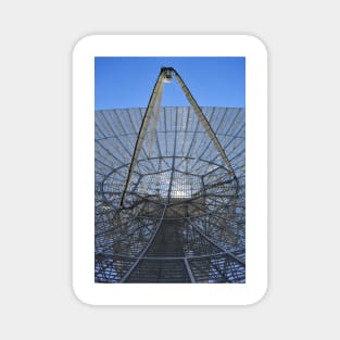 Giant radio telescope scanning the universe Magnet