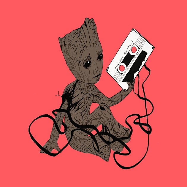 Groot Galaxy Remix by Sandman