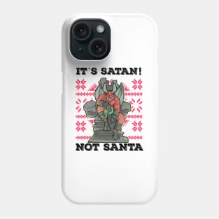 Ugly Christmas Satan Satanic Santa Devil Gothic Occult Goth Phone Case