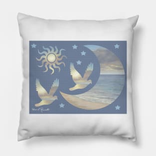 MOON AND THE STARS Pillow