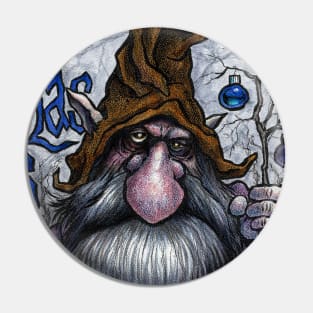 Grumpus Elf Pin