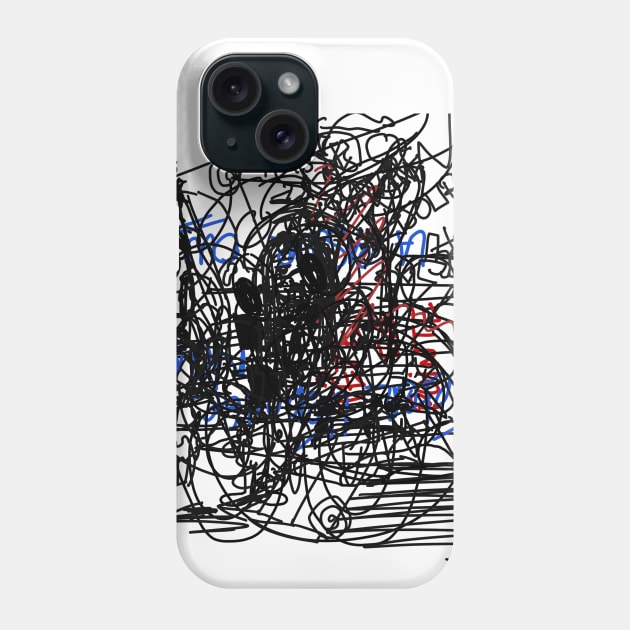 Noeud Phone Case by Blue Stripes