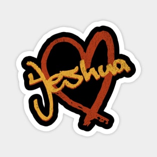 I Love Yeshua Vintage 80's & 90' Dijon and Orange Magnet