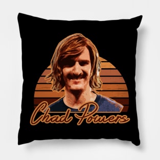 chad powers retro Pillow