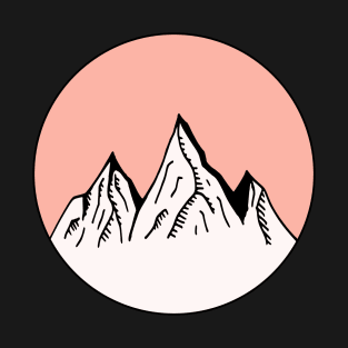 Mountains Sketch V15 T-Shirt