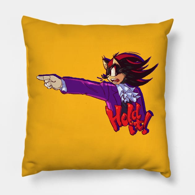 Couple shirt Sadow Ace Attorney version 2 Pillow by fexxie