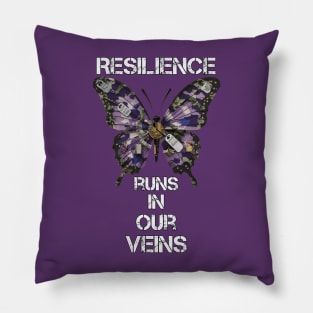 Military Kids Purple Up For Military Children Pillow