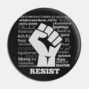 Resist Multilingual World Wide Resistor Pin